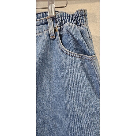 Vintage L.L. Bean Jeans Womens 18R Blue Denim Original Fit Relaxed Elastic Waist - Picture 2 of 9